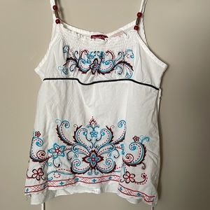 Panhandle slim embroidered tank